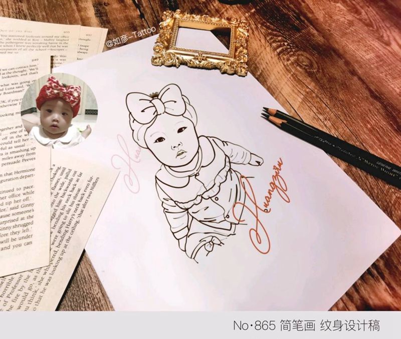 简笔画 设计稿纹身图片_几何纹身图案