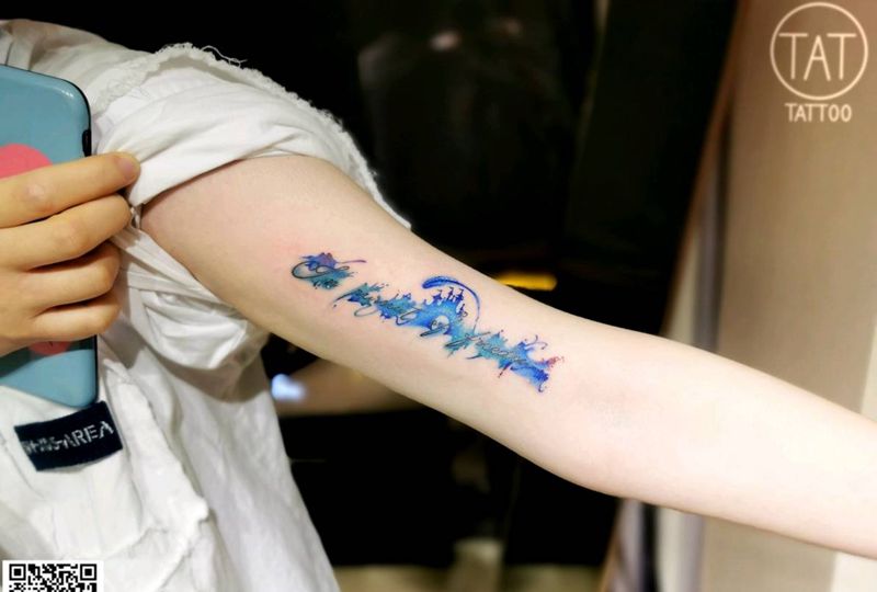 修改旧纹身纹身图片_水彩纹身图案
