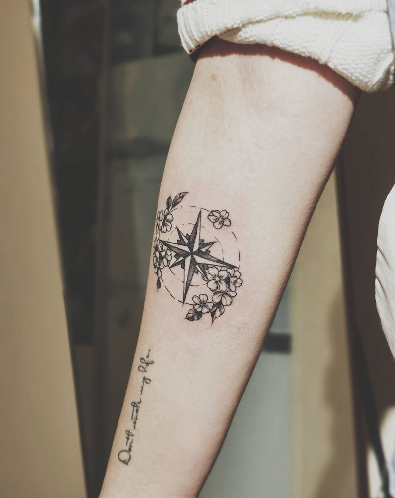 小清新纹身图片_手臂纹身图案