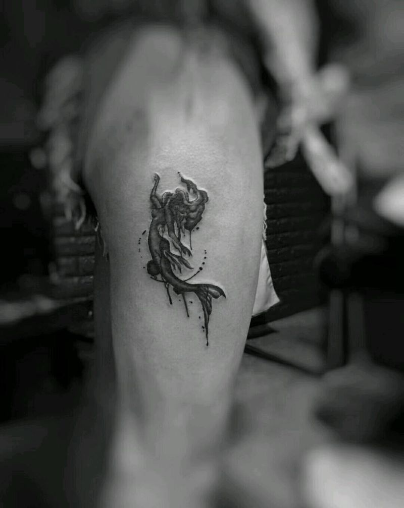 美人鱼纹身图片