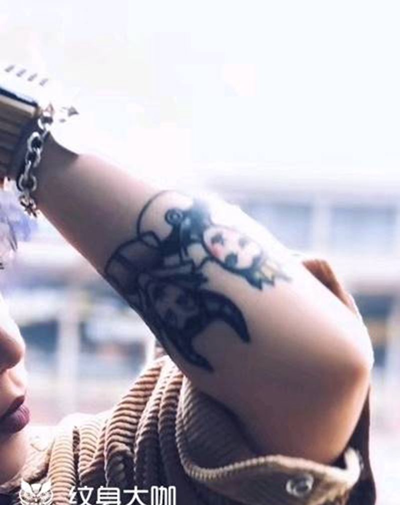 迪士尼old school纹身图片_Old School纹身图案