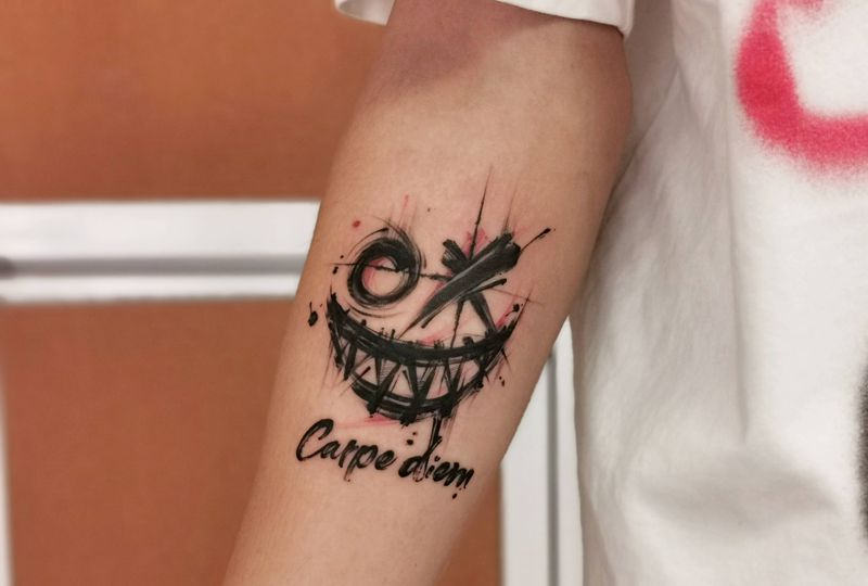 定制纹身图一人一图纹身图片_几何纹身图案