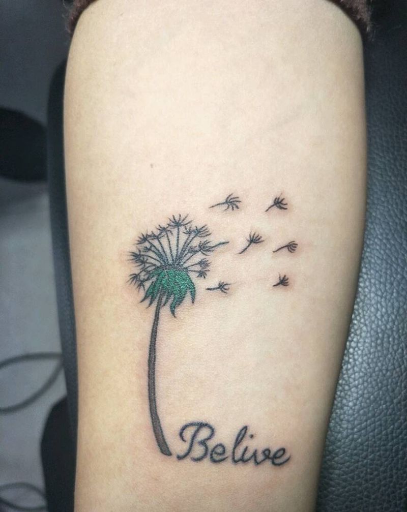 蒲公英纹身图片