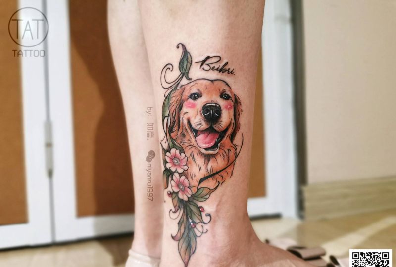 疤痕遮盖 宠物定制纹身图片_New School纹身图案