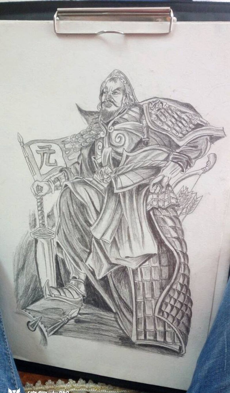 成吉思汗纹身图片