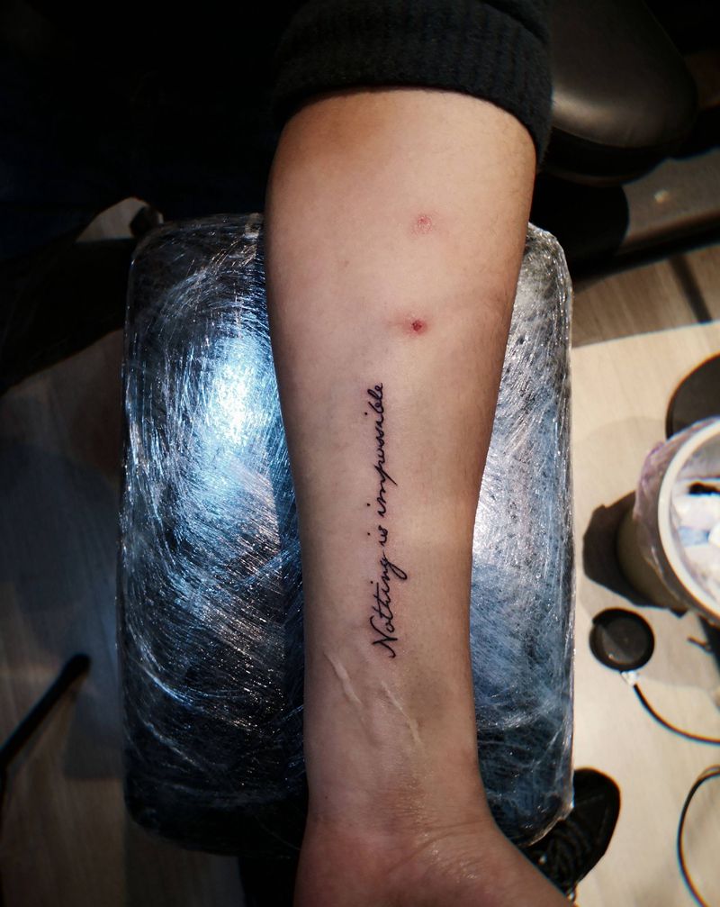 英文小图纹身图片_手臂简单英文纹身图案