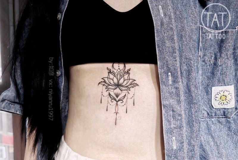 梵花纹身纹身图片_几何纹身图案