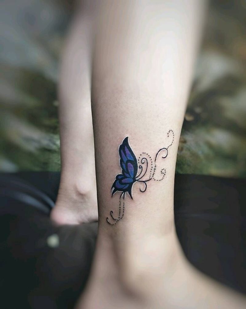 蝴蝶纹身图片