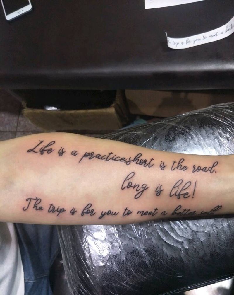 字母纹身图片_手臂纹身图案