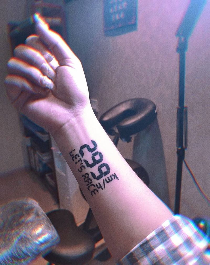 机车299纹身图片_手臂纹身图案