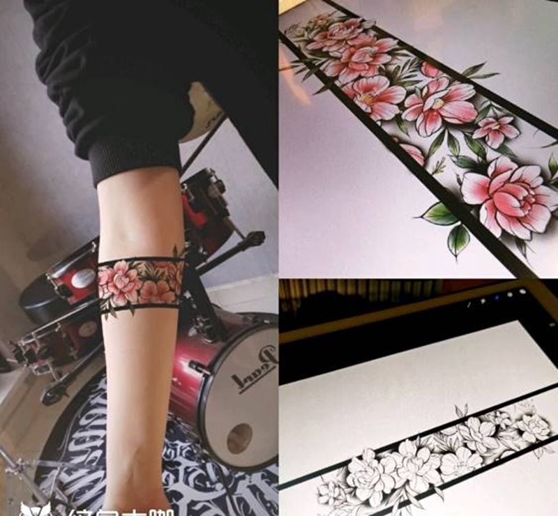 客定设计稿纹身图片_手臂纹身图案