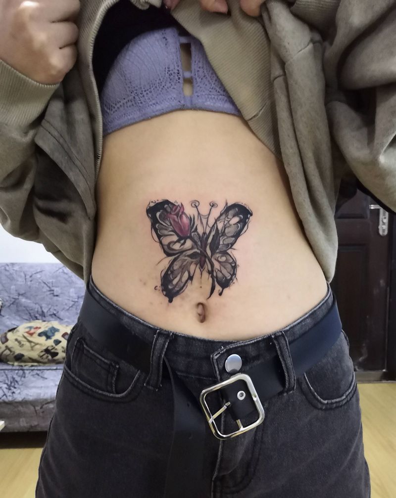 庄生晓梦迷蝴蝶，顺便遮盖疤