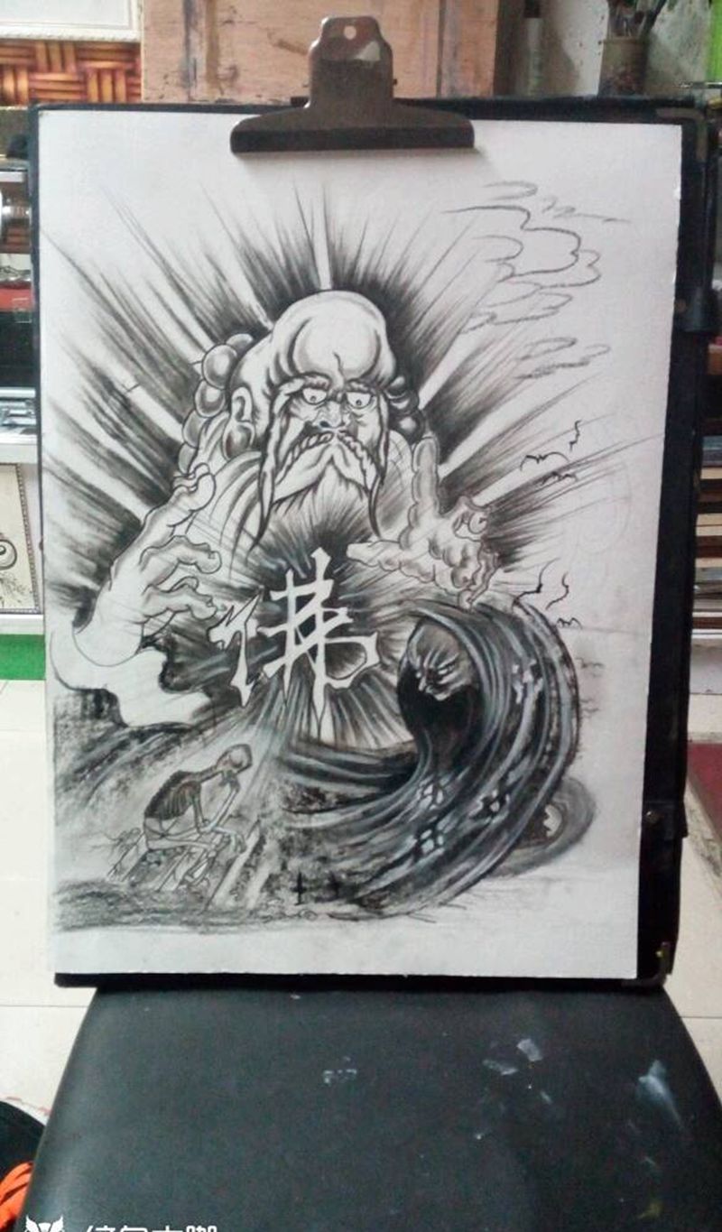 一念之间纹身图片