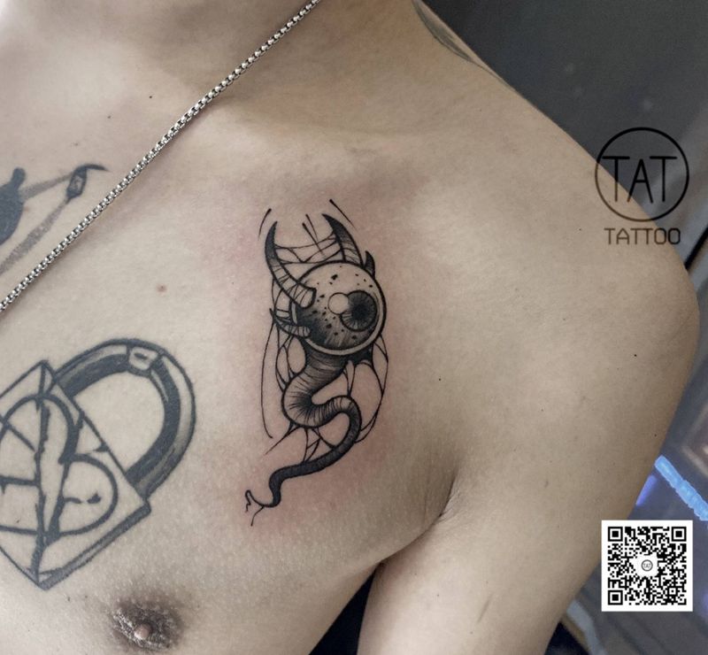 深奥同学199元活动图纹身图片_几何纹身图案