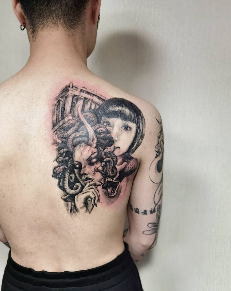 写实肖像纹身图片_欧美写实纹身图案