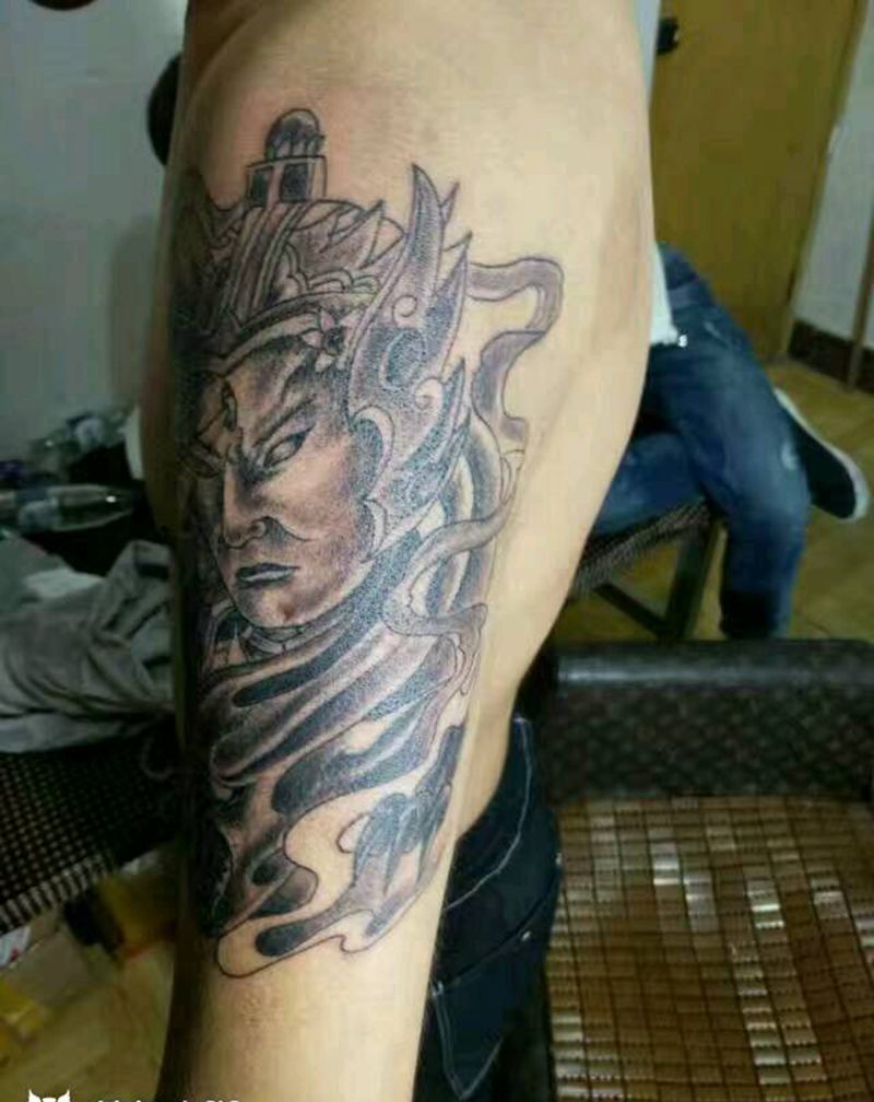 二郎神纹身图片