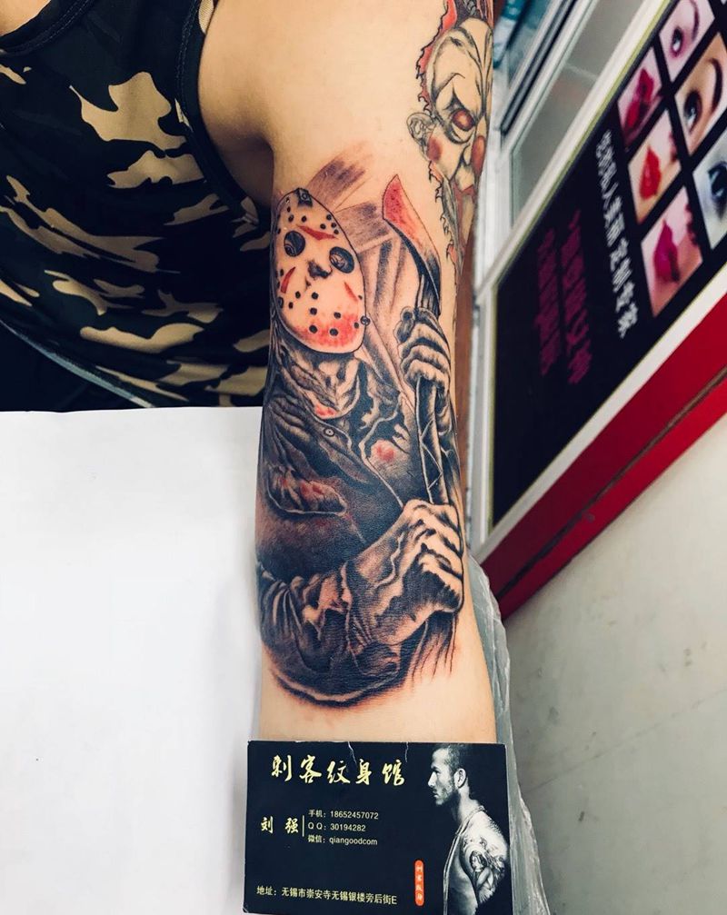 电锯惊魂？纹身图片