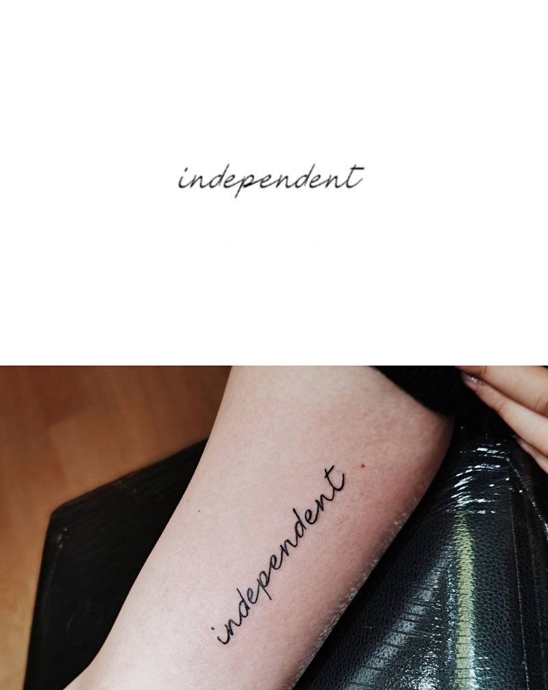 小字母纹身图片_花体字纹身图案