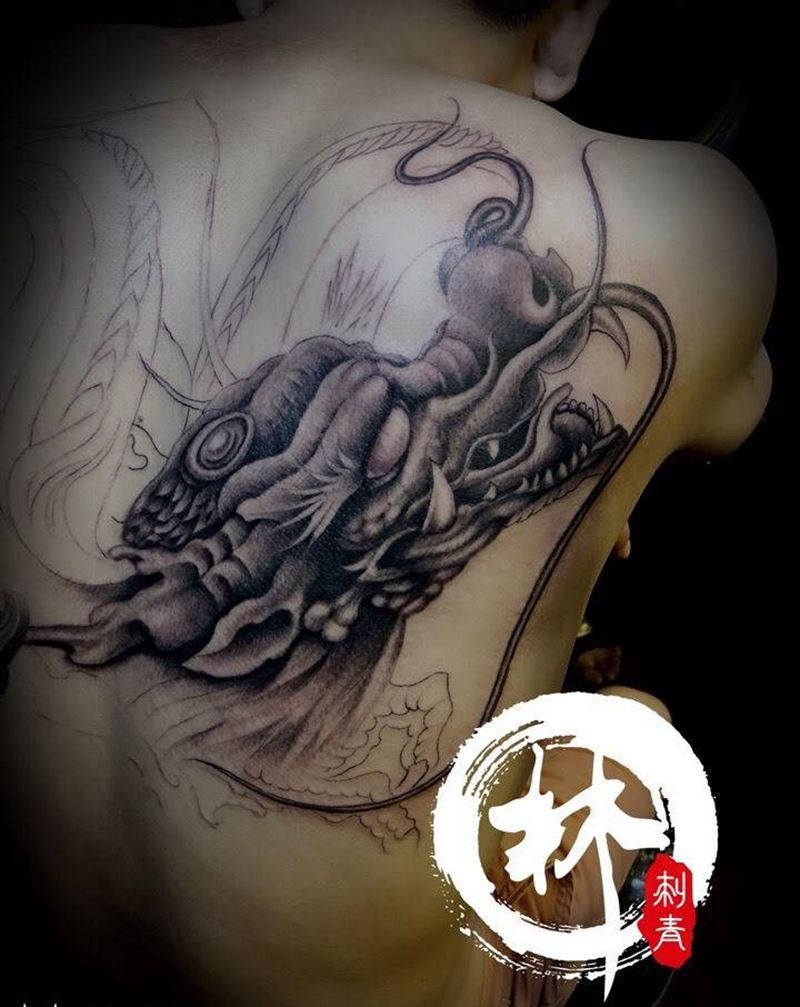 龙纹身图片