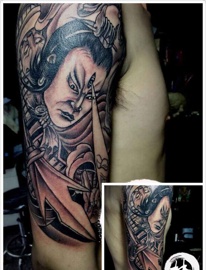 二郎神纹身图片