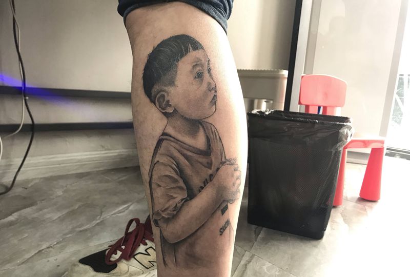 肖像纹身图片_肖像纹身图案