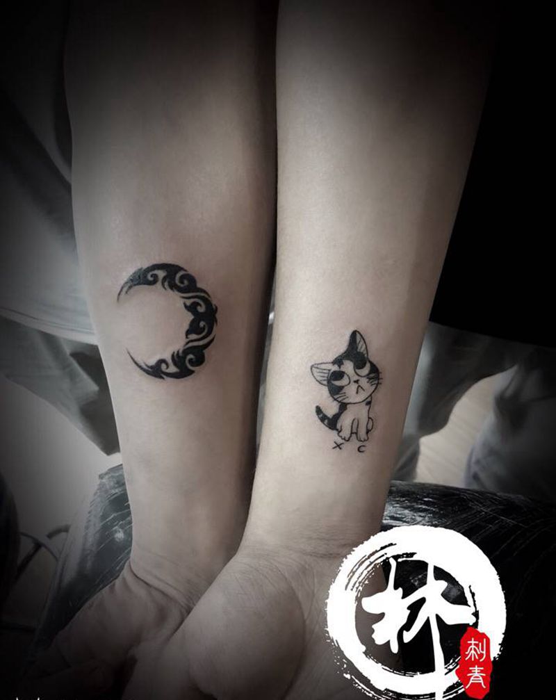 小清新纹身图片_手臂新传统纹身图案