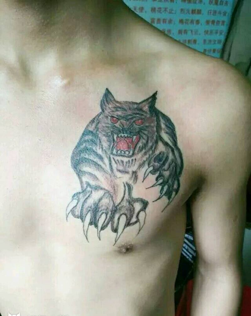 用麻影响效果纹身图片