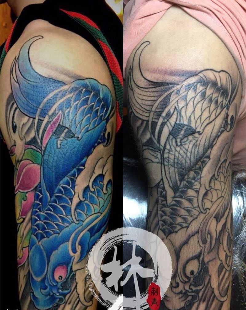 遮盖作品纹身图片