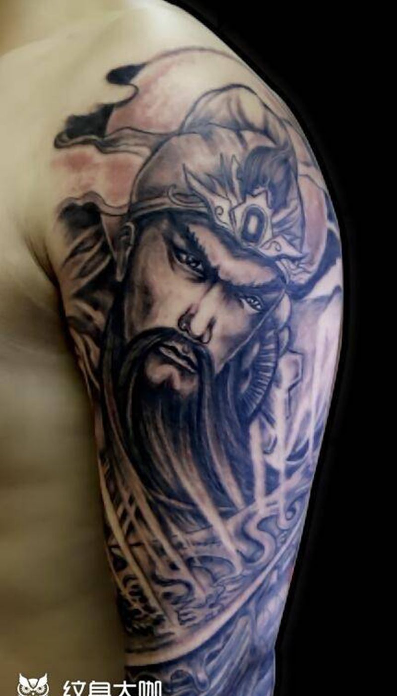 人物本店作品纹身图片_手臂成品纹身图案