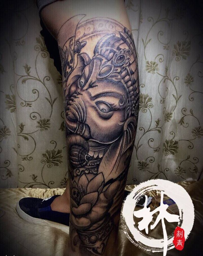 象神纹身图片