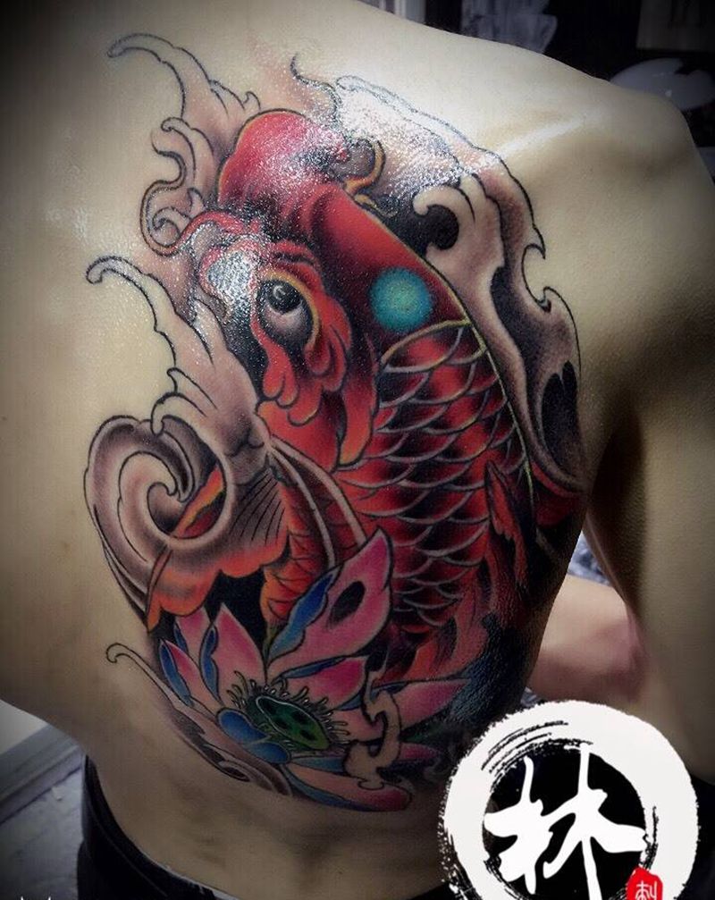 鲤鱼纹身图片
