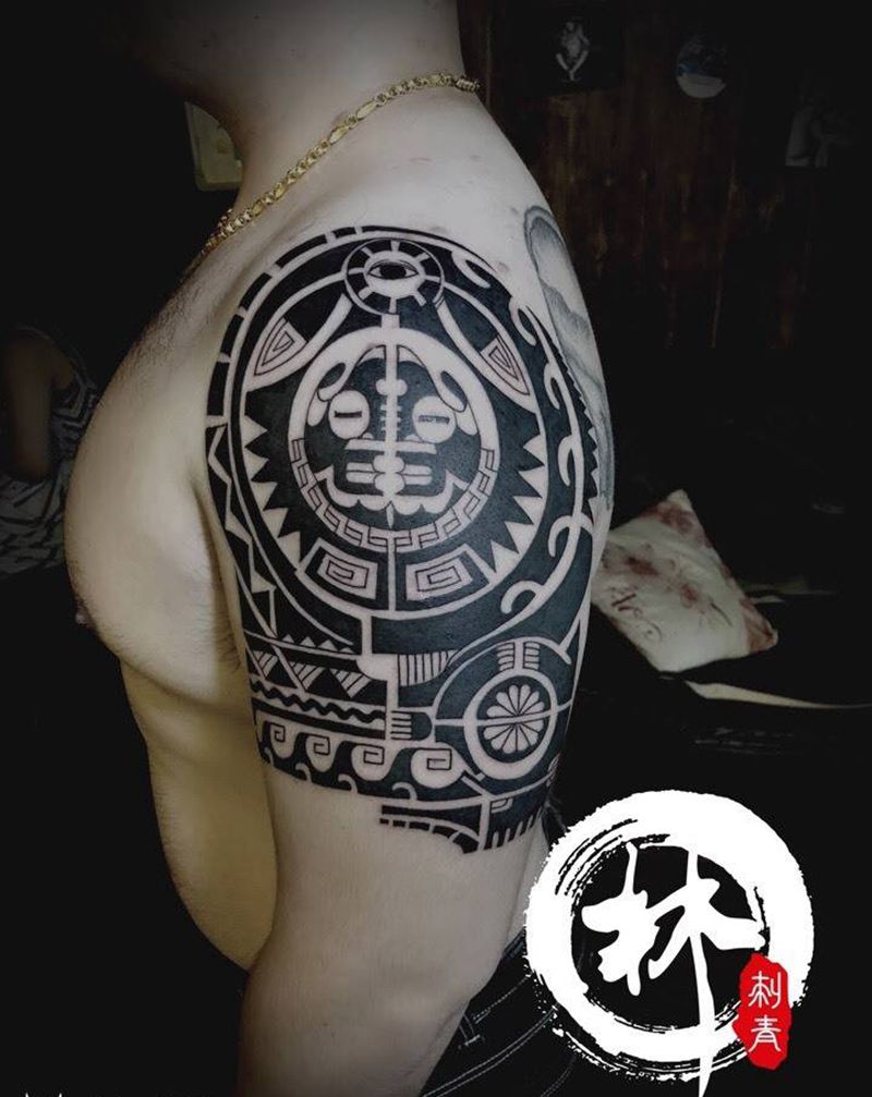 玛雅图腾纹身图片