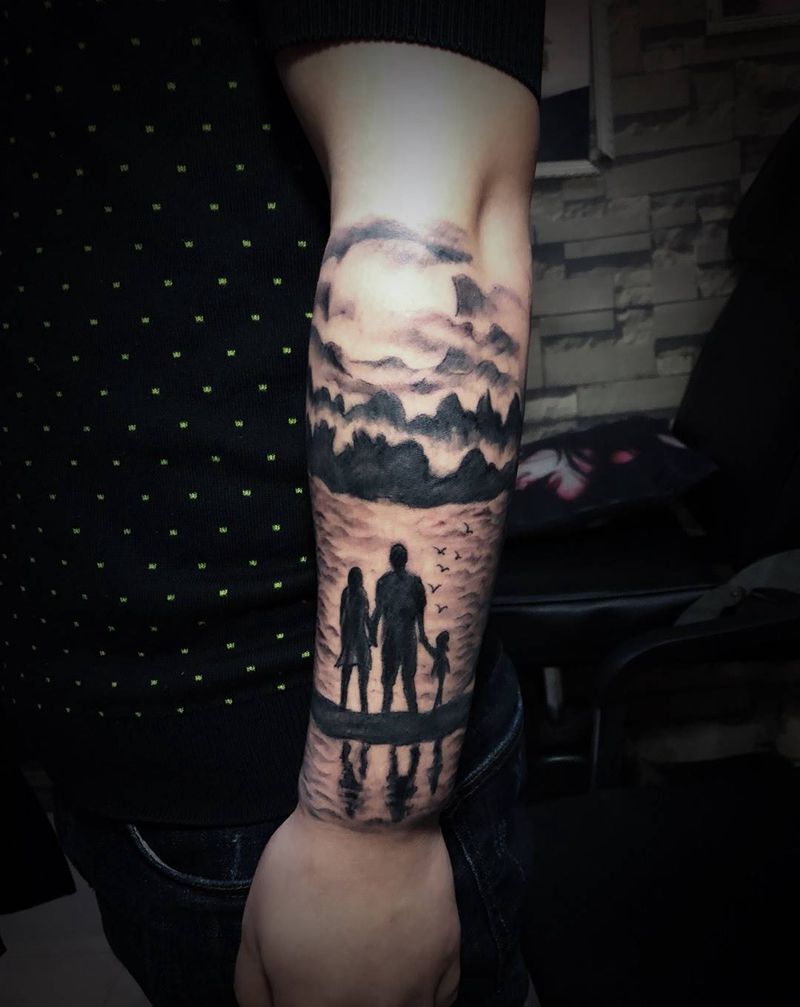 家纹身图片_手臂纹身图案