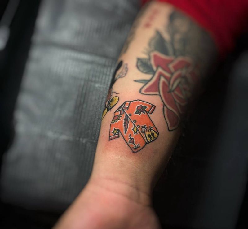 夏威夷衬衫纹身图片