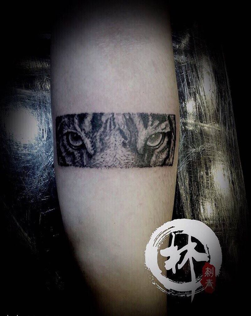 虎纹身图片