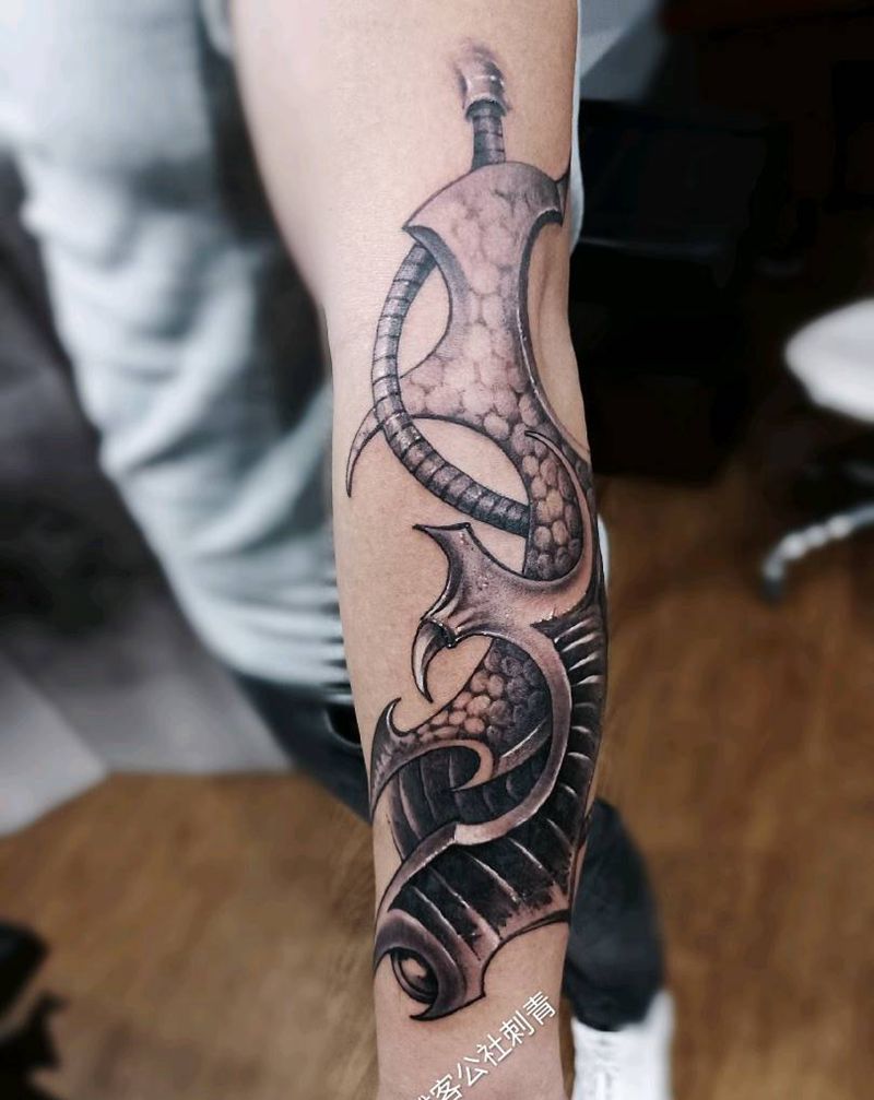 修改纹身图片_手臂图腾纹身图案