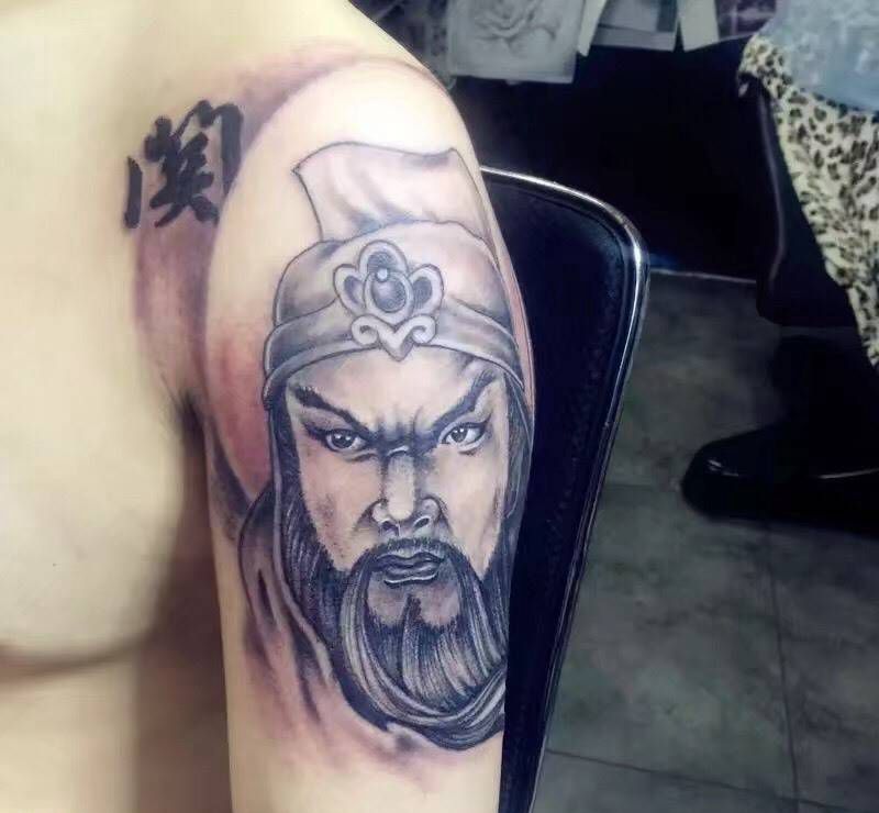 本店作品纹身图片_手臂成品纹身图案