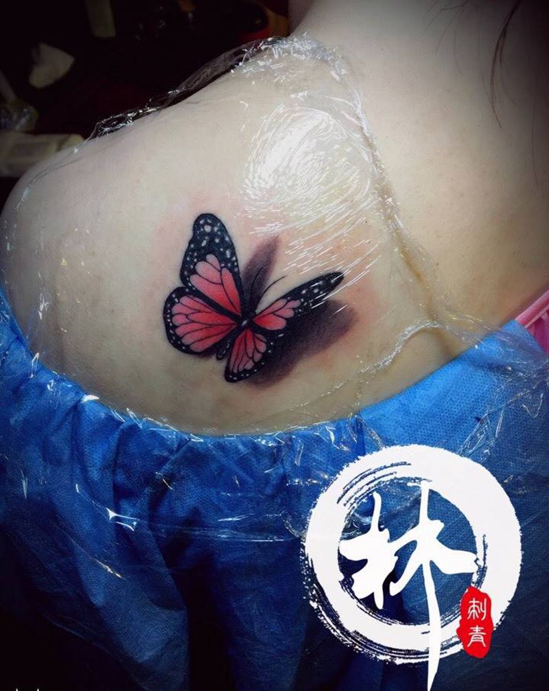 蝴蝶纹身图片