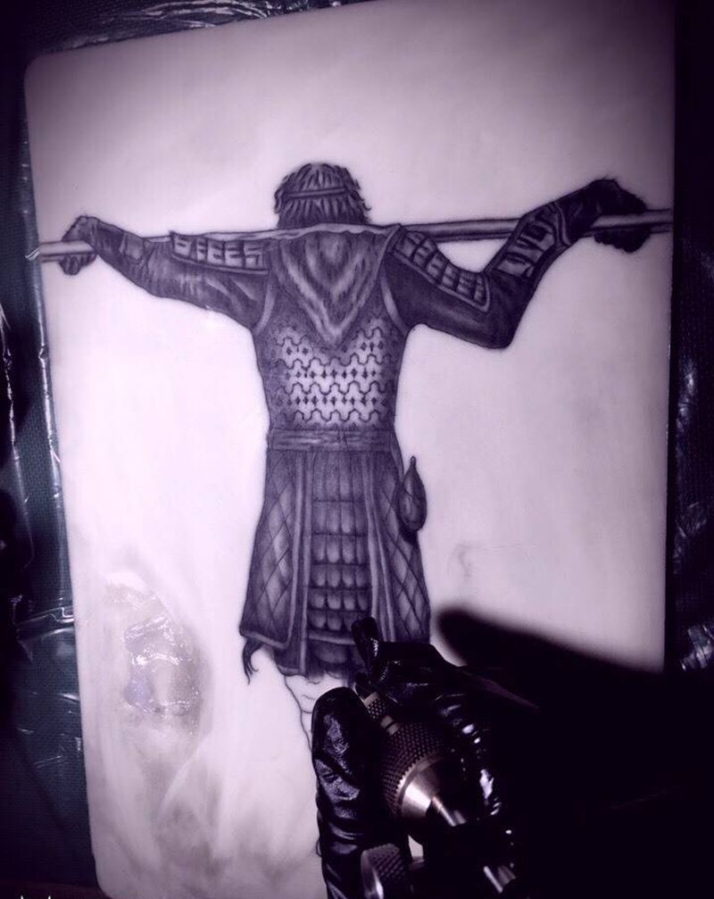 大圣归来，我的纹身作品。纹身图片