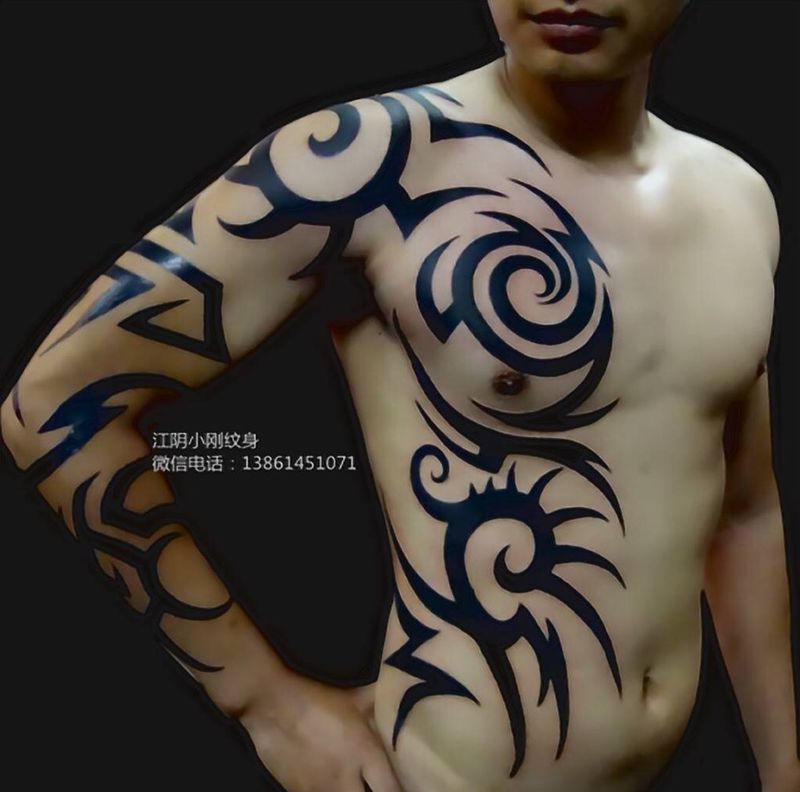 大图腾纹身图片