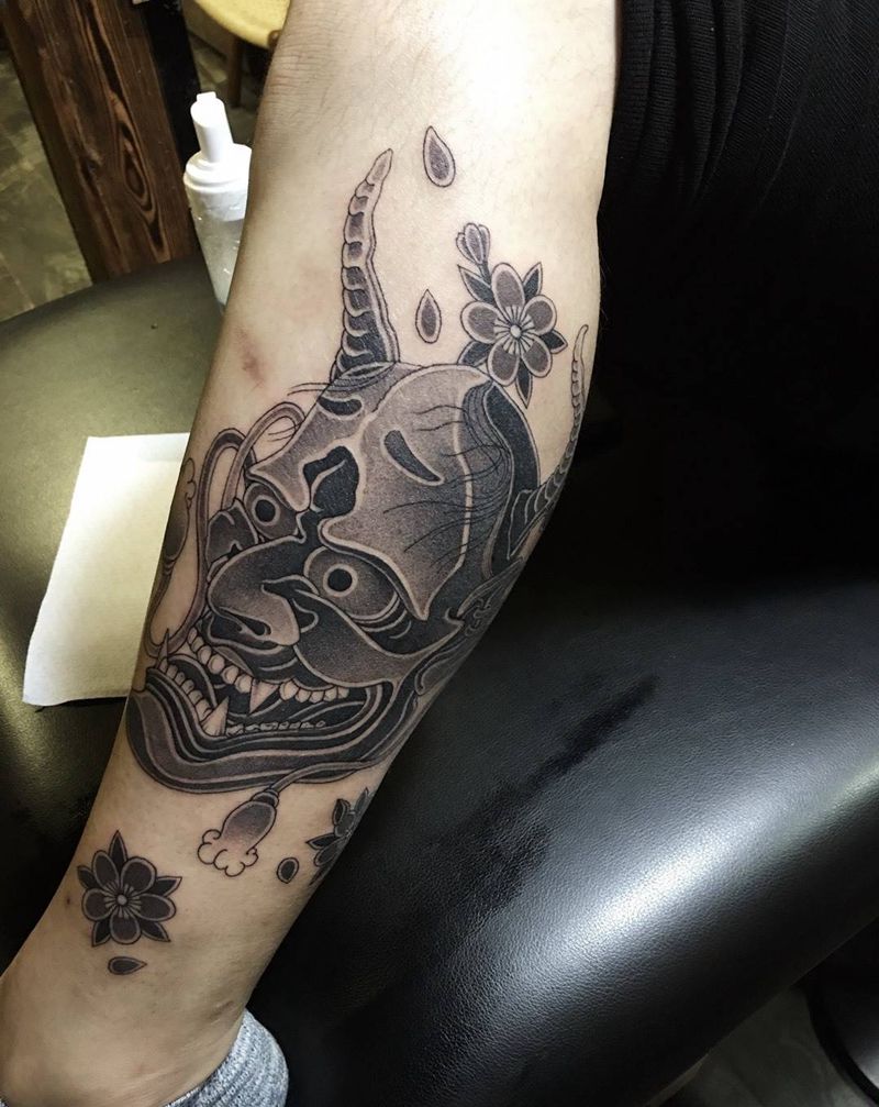 般若纹身图片_老传统纹身图案