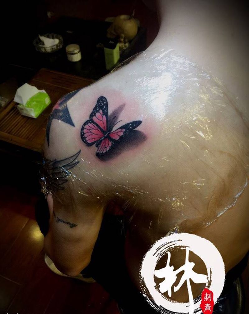 蝴蝶纹身图片