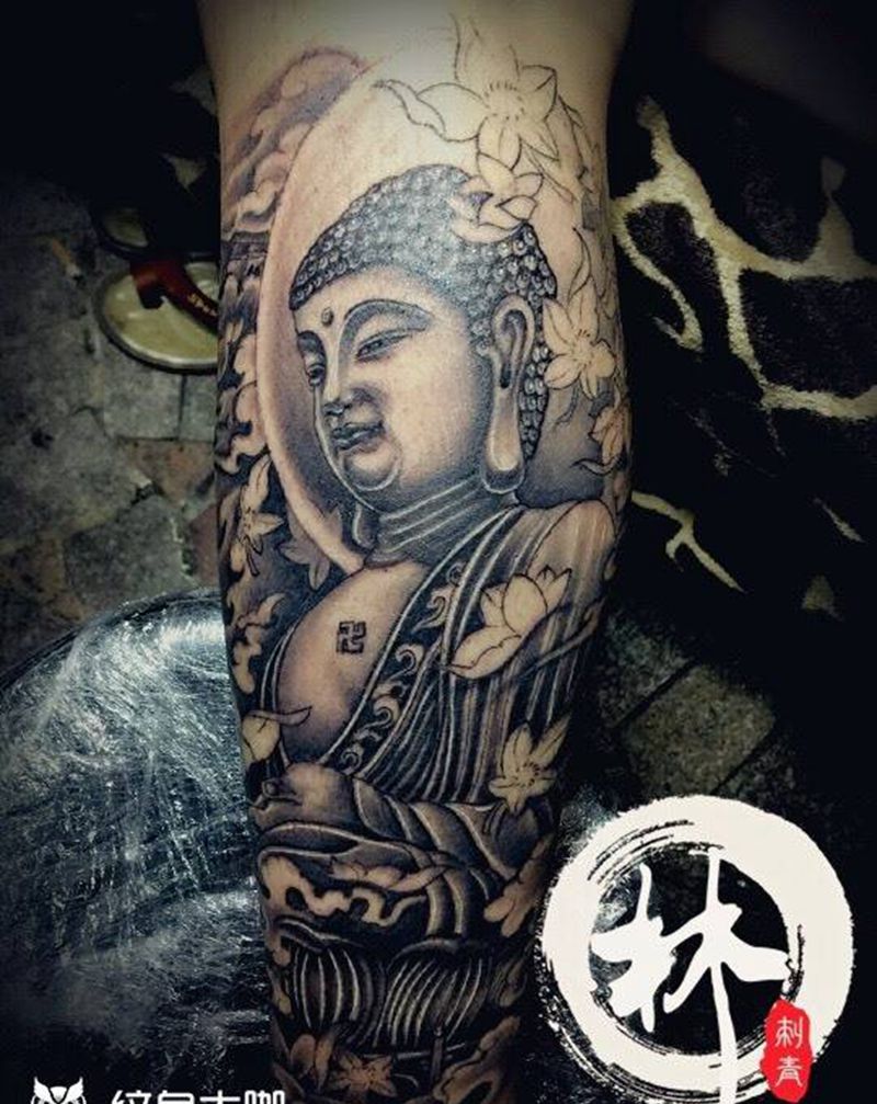 佛纹身图片