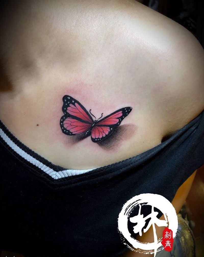 蝴蝶纹身图片