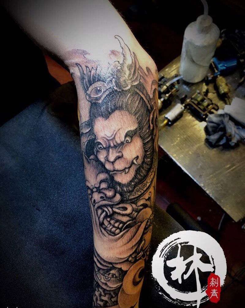 孙悟空纹身图片