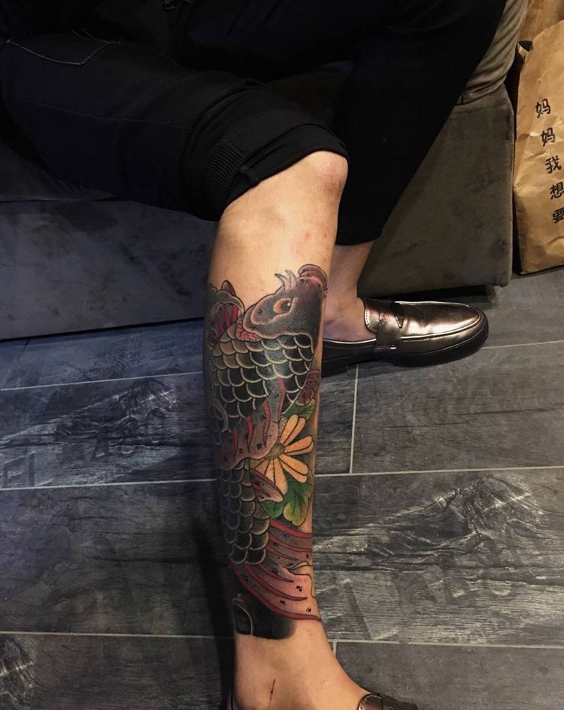 鱼纹身图片