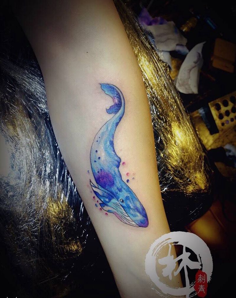 鲸鱼纹身图片