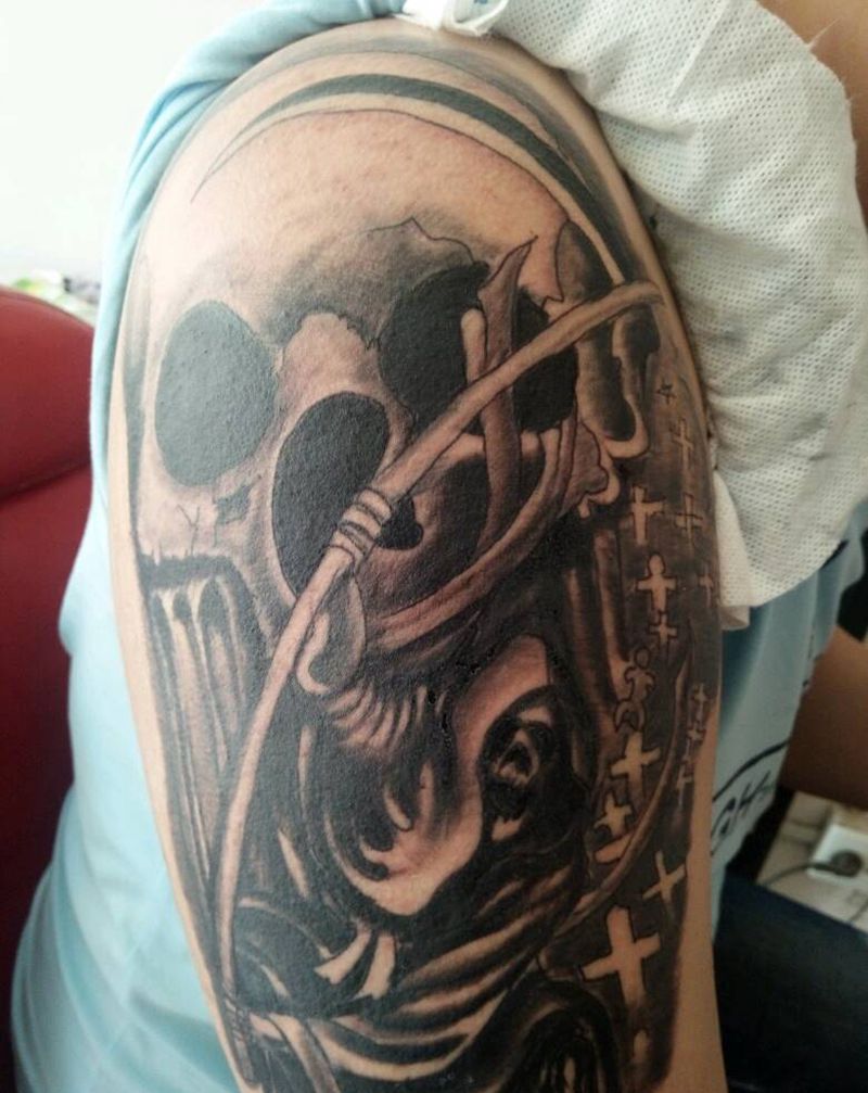死神纹身图片