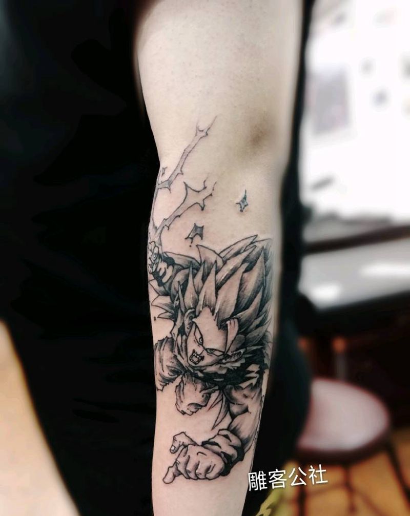 悟空纹身图片_手臂图腾纹身图案