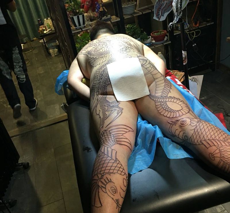 通体制作纹身图片_无锡江阴臀部脚部手部背部腰部腿部颈部肩部纹身图案